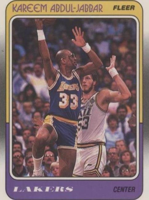 1988–89 Fleer Kareem Abdul-Jabbar (#67) NM HOF, NBA Legend ^GRUMPYBUCK^