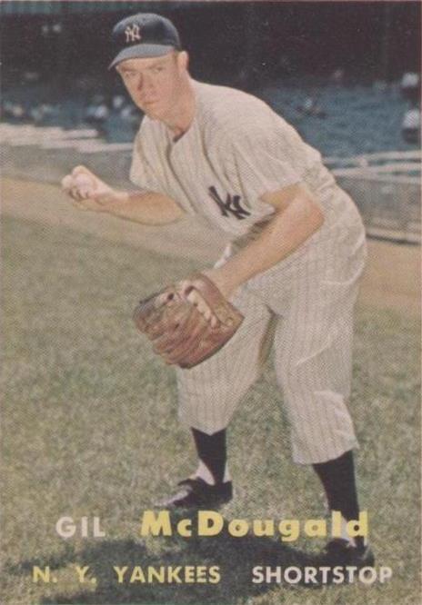 1957 Topps Gil McDougald (#200) EX Yankees Great, WS Champ ^GRUMPYBUCK^
