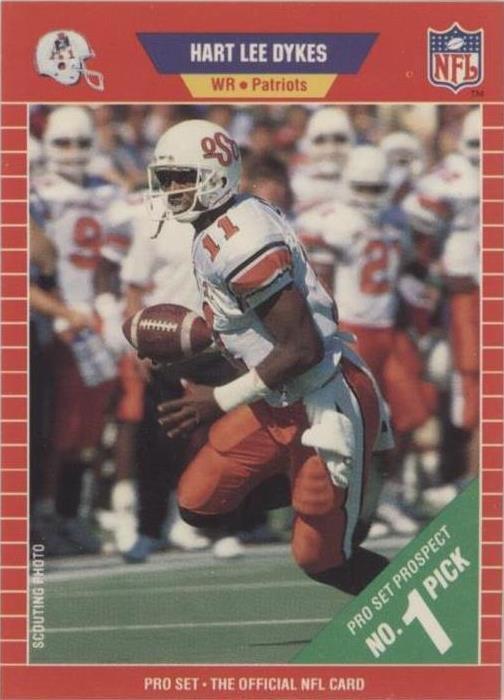 1989 Pro Set Hart Lee Dykes (#503) NM Rookie Card, 1st-Round WR ^GRUMPYBUCK^