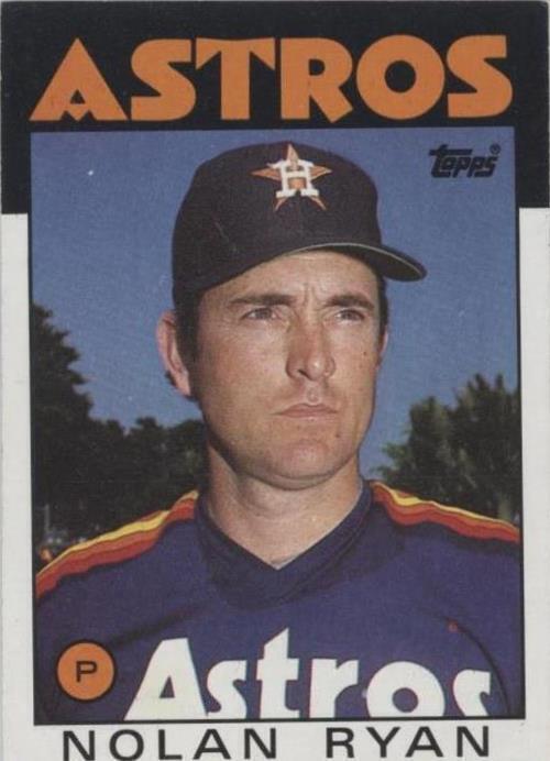 1986 Topps Nolan Ryan (#100) NM HOFer, Strikeout King ^GRUMPYBUCK^