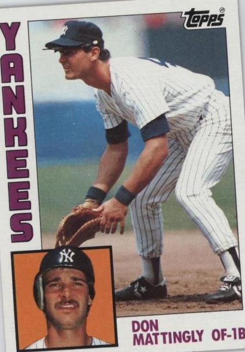 1984 Topps Don Mattingly (#8) NM Rookie Card, Yankees Great ^GRUMPYBUCK^