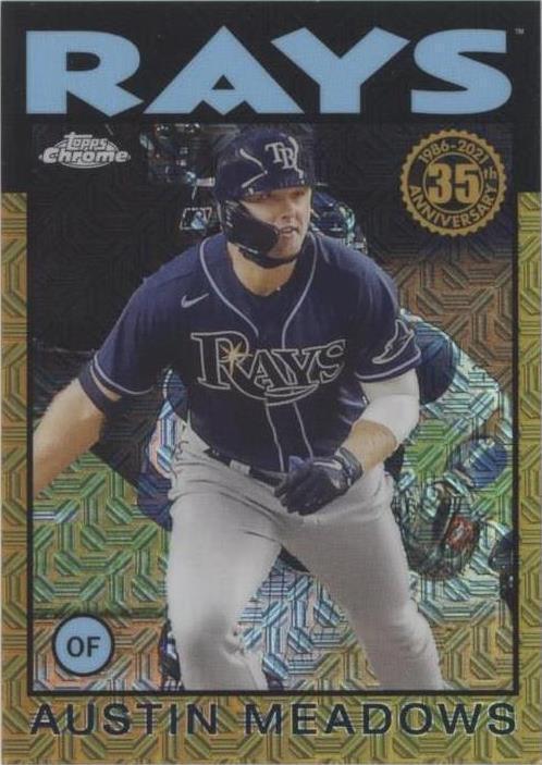 2021 Topps Austin Meadows 1986 Chrome Gold /50 (#86BC-6) MINT ^GRUMPYBUCK^