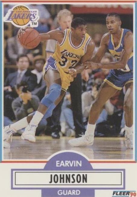 1990–91 Fleer Magic Johnson (#93) PSA 10 HOFer, NBA Champ ^GRUMPYBUCK^