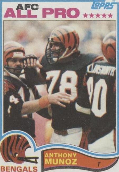 1982 Topps Anthony Muñoz (#51) MINT HOFer, Rookie Card, Bengals ^GRUMPYBUCK^
