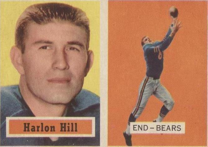 1957 Topps Harlon Hill (#67) EX Bears Star WR, 1950s Deep Threat ^GRUMPYBUCK^