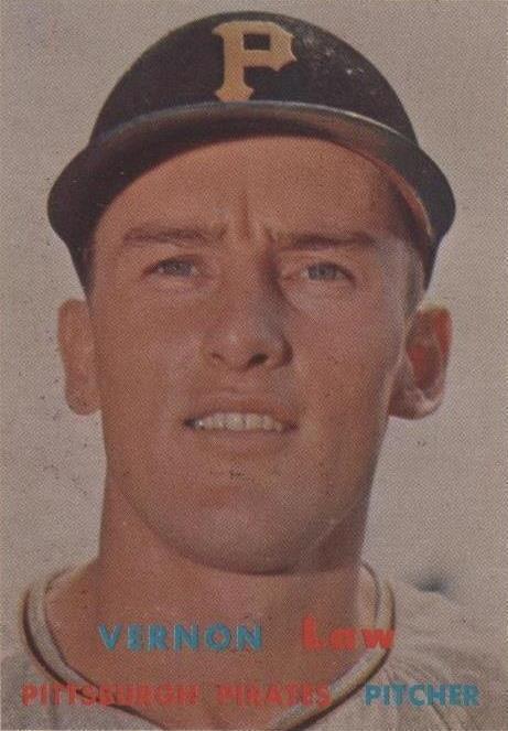 1957 Topps Vern Law (#199) EX Pirates P, Future Cy Young Winner ^GRUMPYBUCK^