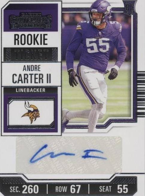 2023 Panini Contenders Andre Carter II (#170) MINT Rookie Auto ^GRUMPYBUCK^