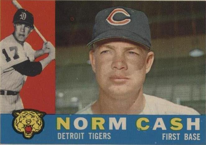 1960 Topps Norm Cash (#488) PSA 7 2nd-Year Tigers Slugger ^GRUMPYBUCK^