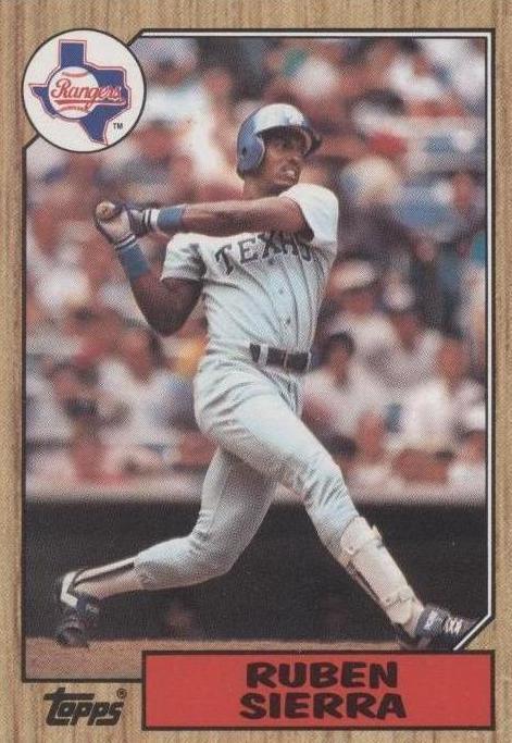 1987 Topps Ruben Sierra (#261) PSA 10 Rookie Card, Rangers Star ^GRUMPYBUCK^