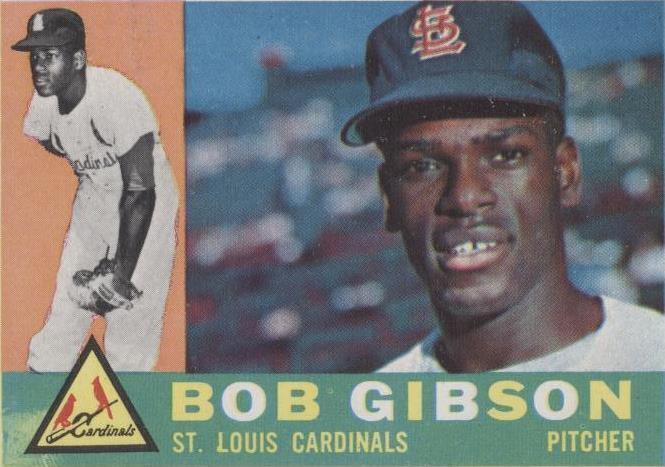 1960 Topps Bob Gibson (#73) EX HOFer, Cardinals Ace ^GRUMPYBUCK^