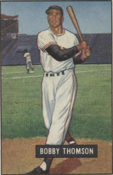 1951 Bowman Bobby Thomson (#126) EX Giants “Shot Heard ’Round ...” ^GRUMPYBUCK^