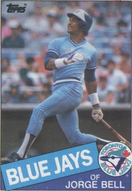1985 Topps George Bell (#698) NM Blue Jays Slugger ^GRUMPYBUCK^