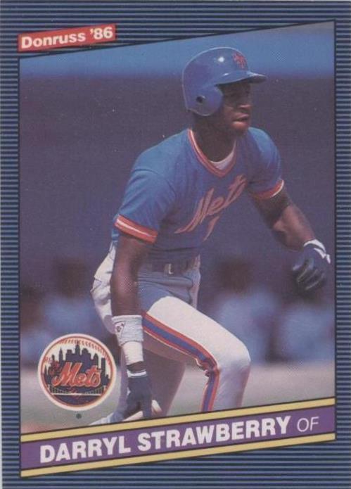 1986 Donruss Darryl Strawberry (#197) NM All-Star OF, Mets Legend ^GRUMPYBUCK^