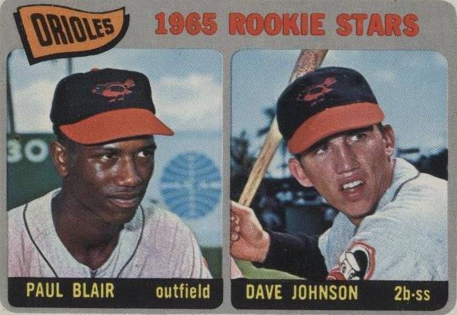1965 Topps Rookie Stars (#473) EX Davey Johnson/Paul Blair ^GRUMPYBUCK^