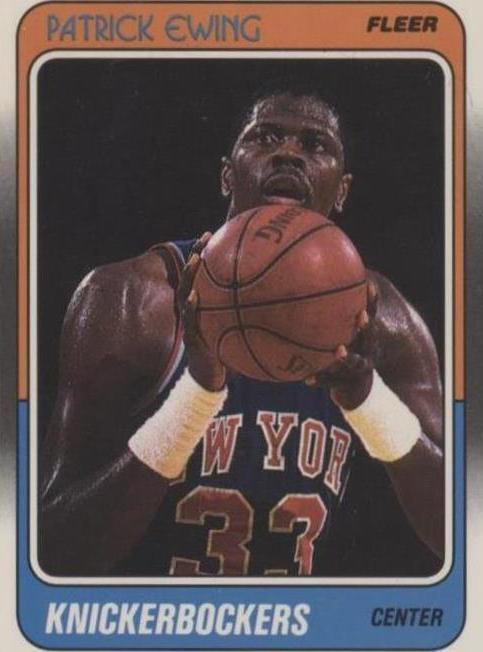1988-89 Fleer Patrick Ewing (#80) NM HOFer, Knicks Icon ^GRUMPYBUCK^
