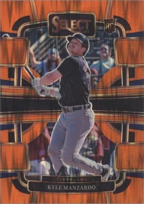 2024 Select Kyle Manzardo (#10) MINT Orange Flash Prizm Rookie Card ^GRUMPYBUCK^