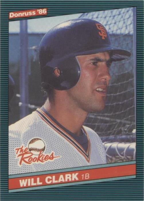 1986 Donruss The Rookies Will Clark (#32) NM Rookie Card ^GRUMPYBUCK^