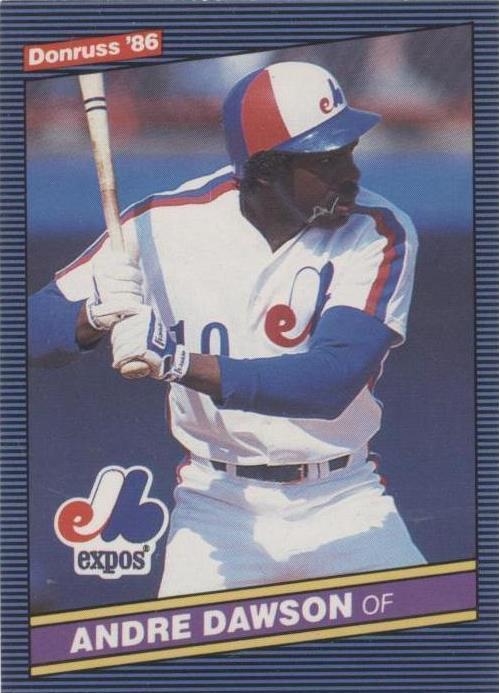 1986 Donruss Andre Dawson (#87) NM HOFer, Expos Star ^GRUMPYBUCK^