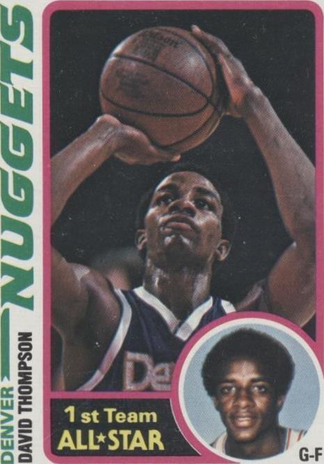 1978-79 Topps David Thompson (#100) PSA 6 ABA/NBA Star, HOFer ^GRUMPYBUCK^