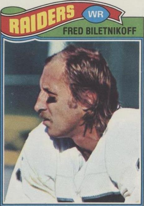 1977 Topps Fred Biletnikoff (#295) NM HOFer, Raiders Great ^GRUMPYBUCK^