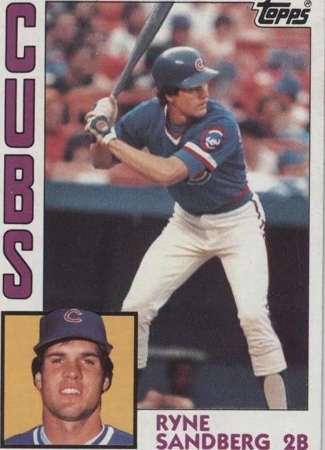 1984 Topps Ryne Sandberg (#596) NM Cubs Star on the Rise, HOFer ^GRUMPYBUCK^