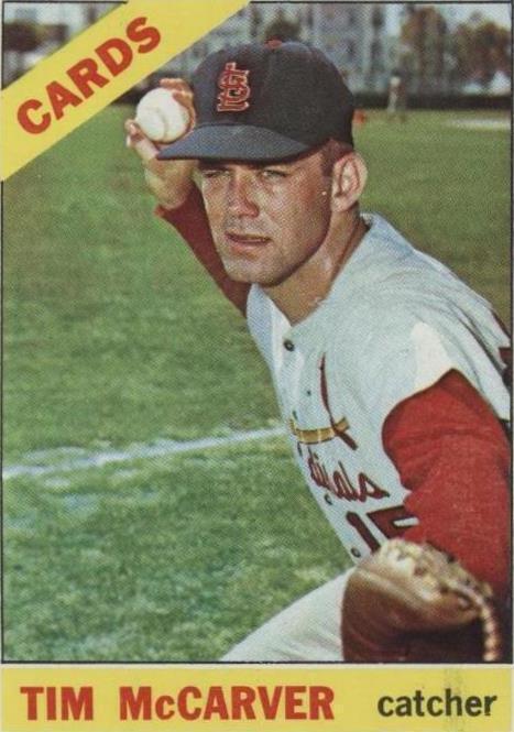 1966 Topps Tim McCarver (#275) EX Cardinals Catcher, All Star ^GRUMPYBUCK^