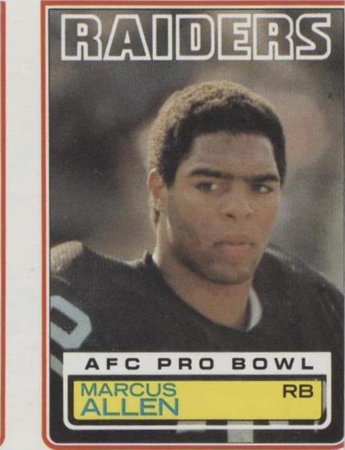 1983 Topps Marcus Allen (#294) PSA 8 Rookie Card, HOFer, Heisman ^GRUMPYBUCK^