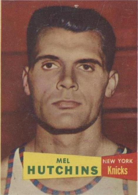 1957-58 Topps Mel Hutchins (#46) EX Rookie Card, All-Star Forward ^GRUMPYBUCK^