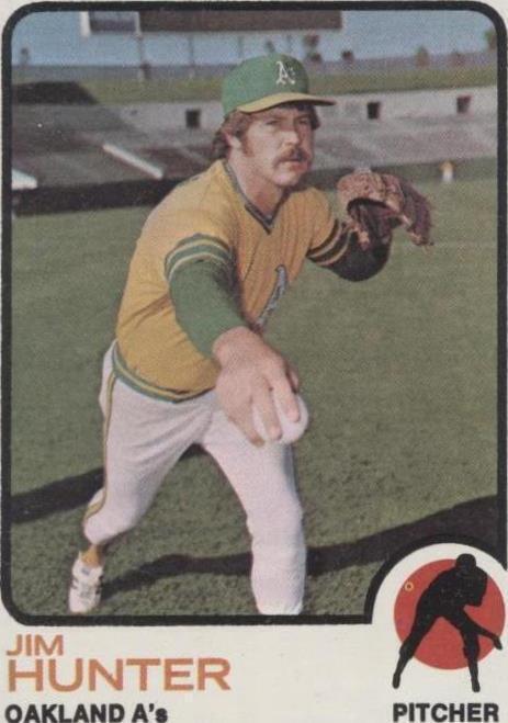 1973 Topps Catfish Hunter (#235) EX A’s Ace, HOFer, Dynasty Era ^GRUMPYBUCK^