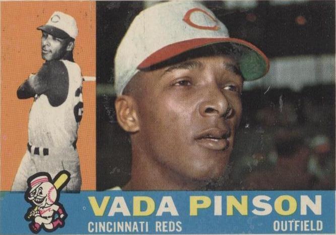 1960 Topps Vada Pinson (#176) EX All Star, Reds Great ^GRUMPYBUCK^