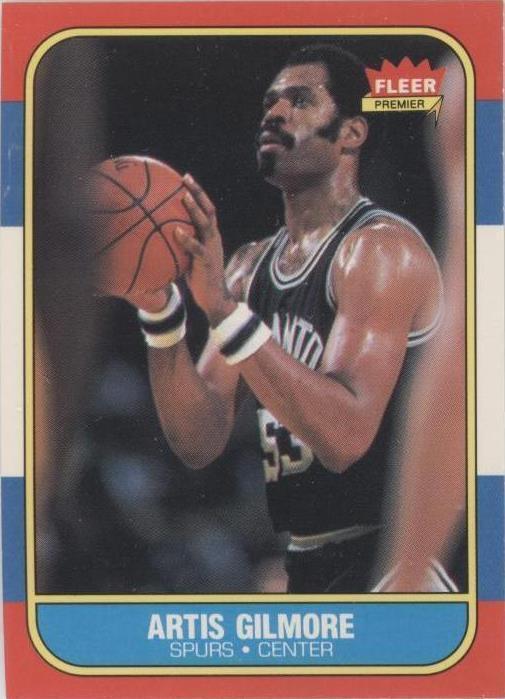 1986-87 Fleer Artis Gilmore (#37) NM Towering HOFer, Bulls Anchor ^GRUMPYBUCK^