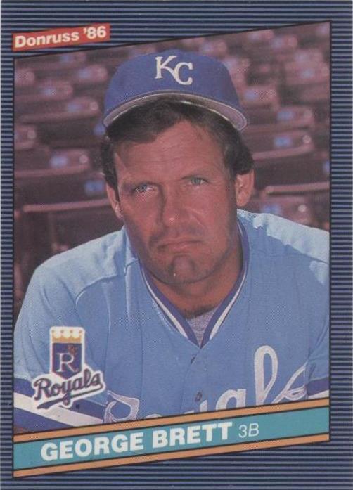1986 Donruss George Brett (#53) NM HOFer, Royals Legend ^GRUMPYBUCK^