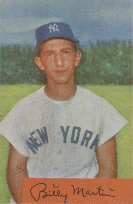 1954 Bowman Billy Martin (#145) NM Yankees Sparkplug ^GRUMPYBUCK^