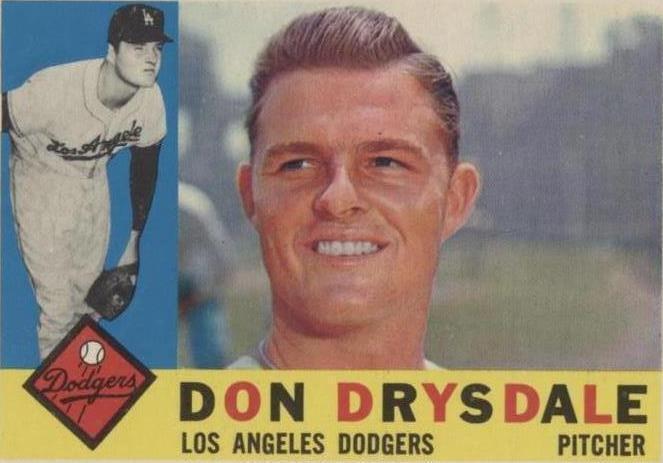 1960 Topps Don Drysdale (#475) PSA 7 Brand-New Slab! ^GRUMPYBUCK^