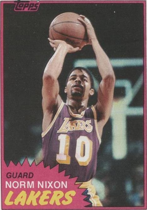 1981-82 Topps Norm Nixon (#22) NM Showtime Setup Man, Lakers PG ^GRUMPYBUCK^