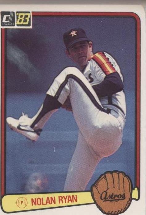 1983 Donruss Nolan Ryan (#118) NM Astros Fireballer, HOFer ^GRUMPYBUCK^