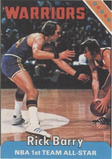 1975-76 Topps Rick Barry (#100) NM HOFer, Warriors Scoring Legend ^GRUMPYBUCK^
