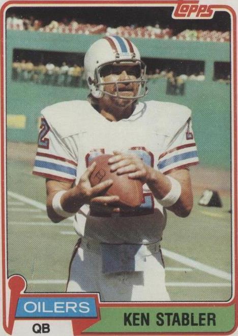 1981 Topps Ken Stabler (#405) NM HOFer, Lefty Gunslinger ^GRUMPYBUCK^