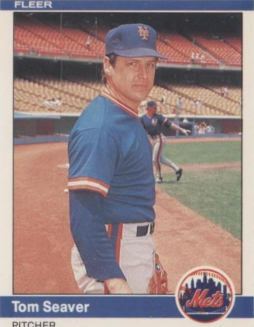 1984 Fleer Tom Seaver (#595) NM HOFer, Mets & Reds Legend ^GRUMPYBUCK^